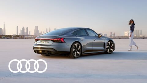 audi rs e tron gt: ideas start the future
